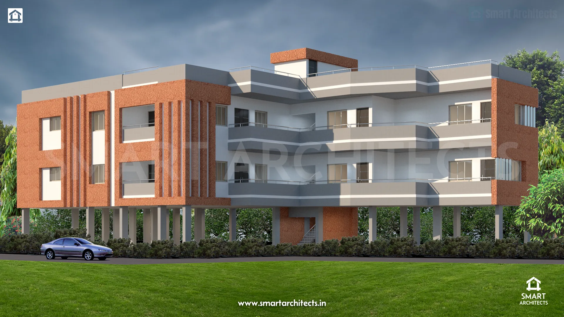 Exterior design by Smart Architects